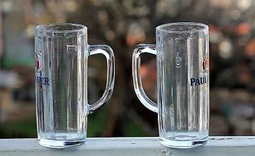 Čaše: Paulaner Munchen Krigla sa zlatnim detaljima 0,5l. Paulaner Munchen — 6