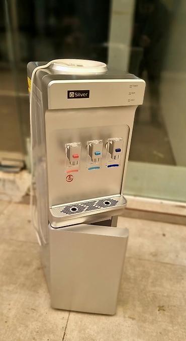 Su üçün kulerlər və dispenserlər: Dispenser su kulleri Silver Türk markası ➡️ Ağ rəngli 2 krantli alt — 7