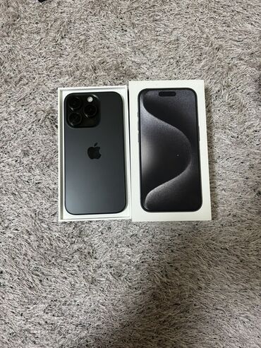 телефон на запчасти: IPhone 15 Pro, 128 ГБ, Black Titanium, Коробка