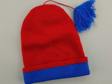 czerwona czapka zimowa: Czapka, stan - Dobry