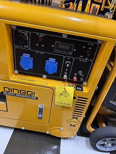 бесшумные генераторы: Дизельный генератор DINGQI Silent Generator 5.0 kW (ART: 10B500A) - — 2