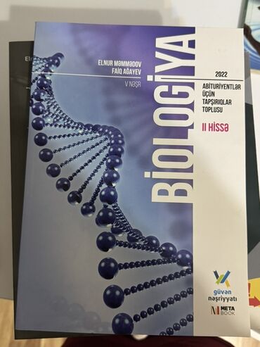 2022-ci il üçün "Biologiya" fənnindən abituriyentlər üçün tapşırıqlar