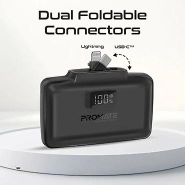 Promate Power Bank USB-C & Lightning 10000mAh20W PowerUp-10Duo lalafo.az -da Promate Power Bank USB-C & Lightning 10000mAh20W PowerUp-10Duo