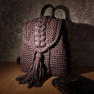 Çantalar: Сумки, рюкзаки, клатчи вязаные — 5