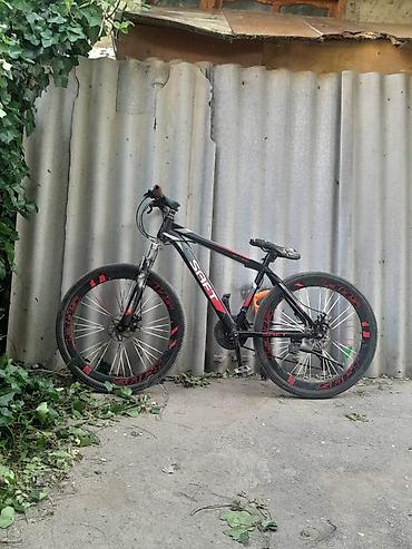 İdman velosipedləri: SAFT ST-300 dağ velosipedi - Çərçivə: yüngül alaşımlı, qara-qırmızı — 4