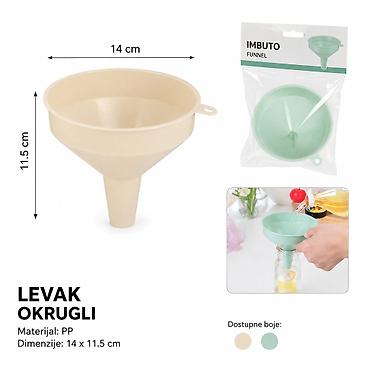 KMT plastični levak 2407283 Praktičan kuhinjski levak za lako