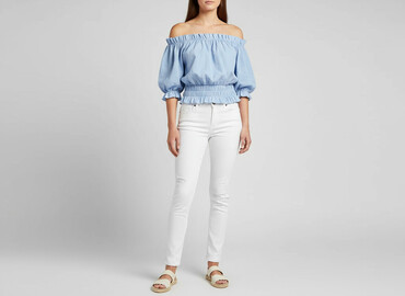 stradivarius koszula niebieska: Women's blouse, size S