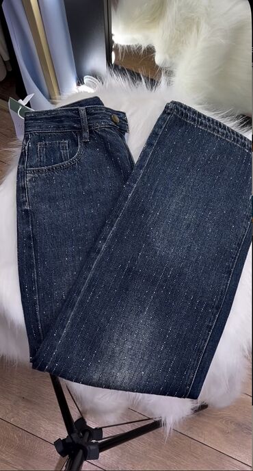 платье джинс коттон: Джинсы S (EU 36), цвет - Синий