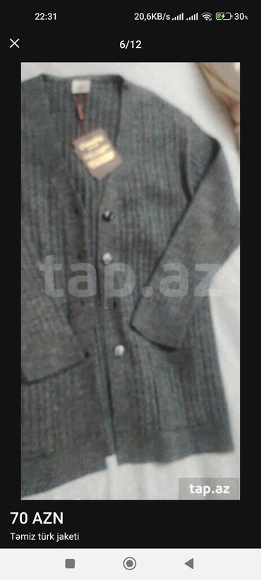 Jiletlər: Jilet, Bershka, L, rəng - Boz — 6