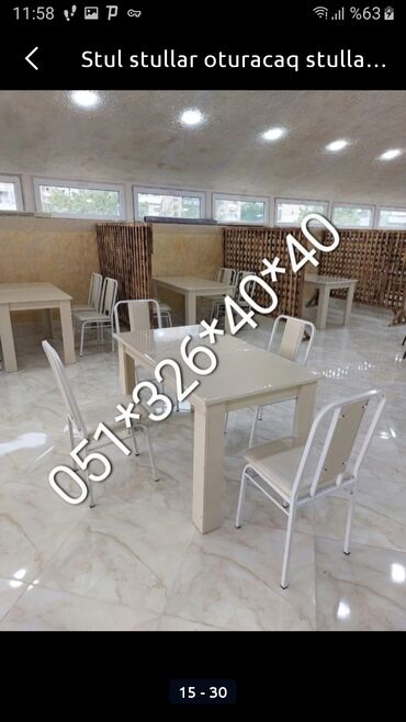 Masa və oturacaq dəstləri: Masa ve oturacaq destleri stol stul Stol stul stul stol oturacaq — 24