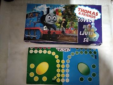 halter carape: THOMAS and Friends-Covece ne ljuti se,ima kockicu za bacanje,polovno — 2