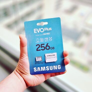 yaddaş karti: Yaddaş kartı Samsung Evo Plus 256 GB Class10 U-3 4K Çəkilişləri