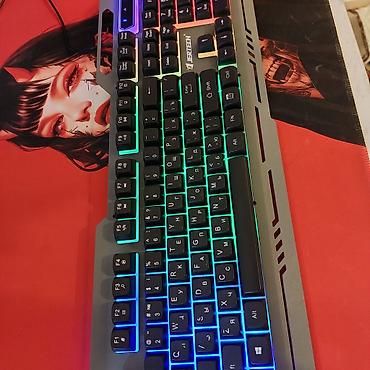 hyperx alloy fps: Клавиатура, Jertech, Мембранная, Проводное подключение, Размер: 100% — 2