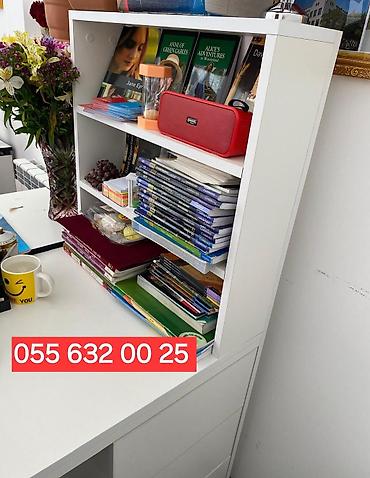 ofis oturacagi: Oğlan və qız üçün, Yeni, Siyirməli, Yazı masası, Stulsuz — 7