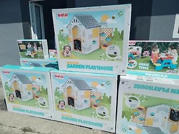 Sve za dečije igralište: Dečija baštenska kućica Dolu – Garden Playhouse - Prostrana plastična — 6