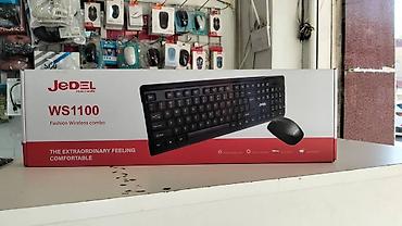 JEDEL WS1100 – Simsiz klaviatura və maus dəsti Xüsusiyyətlər: - Tam