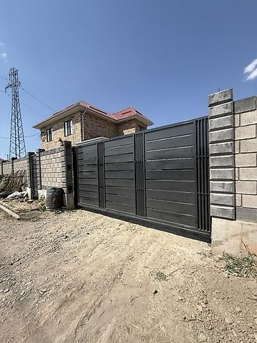 Распашные ворота: Металлические уличные ворота и калитки - Материал: сталь, сварная — 8