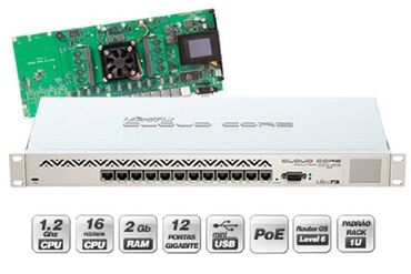 беспроводные модемы: CCR1016-12G (cloud core) - 25 O$ (16 ядерный маршрутизатор) все