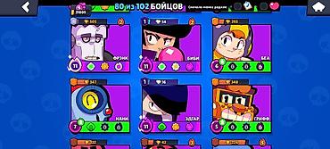 Другие игры и приставки: Аккаунт Brawl Stars Основное: - Ник: Miks (#RCBQUQGQ), клуб/тег — 6
