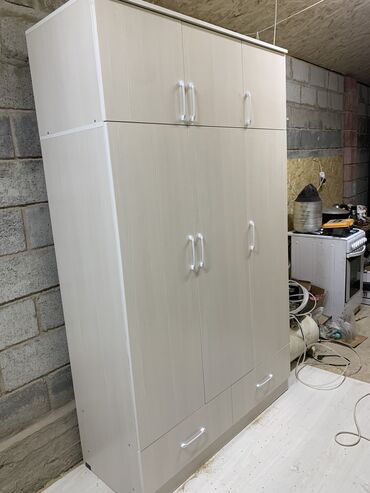 Шкафы для одежды: Шкаф для одежды, Новый, Прямой, ЛДСП — 10