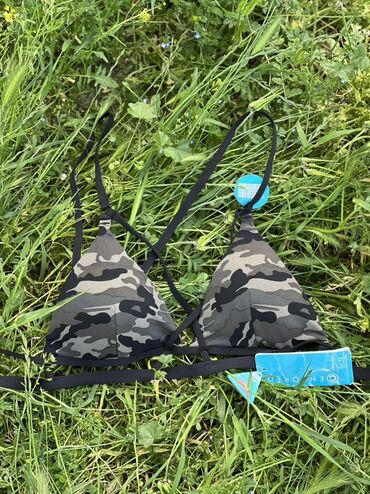 чай каталина для похудения: Kamo printli bikini üstü - Üslub: üçbucaq kəsimli, minimalistik