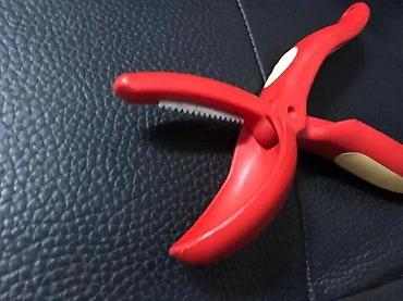 Sečice: Snips alat za zarezivanje/otvaranje kestena – crveni - Praktičan — 5