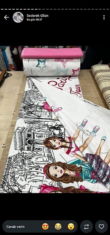 lövbər: Uşaq və gənclər üçün naxışlı parçalar – GILTEX 100% cotton Məhsul — 4