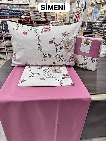 Pledlər: 100% pambıq yataq dəsti – müxtəlif dizaynlar Tərkib: - 100% Cotton — 57