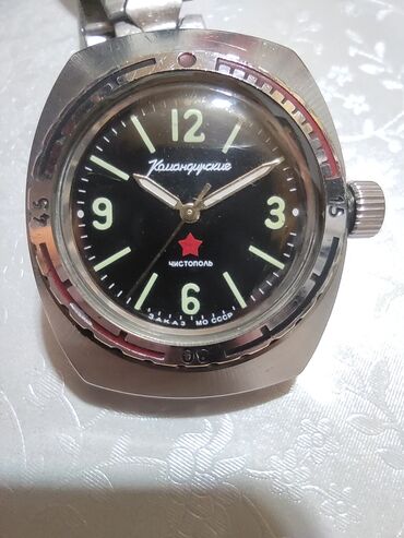 Классические часы: Часы Восток Командирские Амфибия Бочка Чистополь Заказ МО СССР — 3