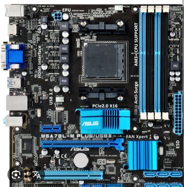 монитор lcd: Энелик плата, Жаңы, Asus, AM3+, Micro-ATX, ПК үчүн
