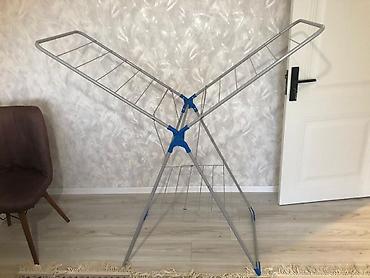 Quruducular: Metal geyim quruducu asılqan - Material: möhkəm metal karkas — 3