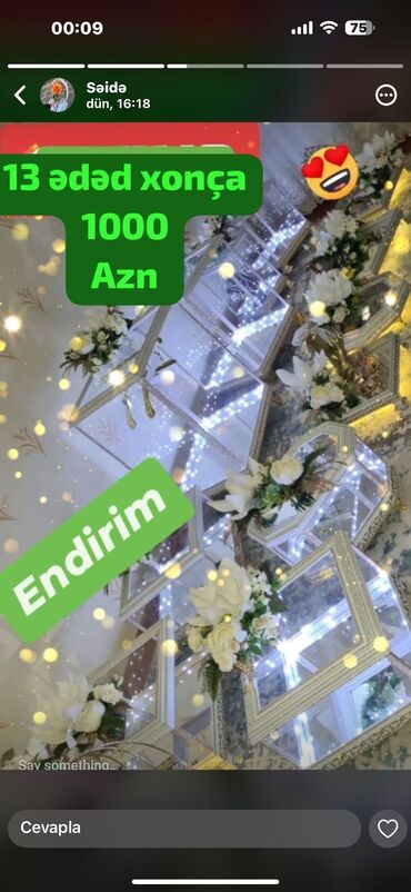 hazır biznes satılır 2022: Xonçalar hər biri led işıqlı,təcili satılır