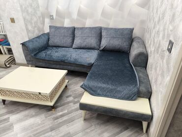 кухонный стол: Künc divan və jurnal masası dəsti - Stil: müasir, minimal dizayn -
