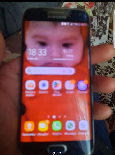 s6 samsung qiymeti: Samsung Galaxy S6 Edge, rəng - Göy
