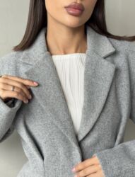 Пиджаки, жакеты: Пиджак, Классическая модель, Кашемир, Приталенная модель, Турция, S — 8