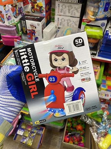 lego technic: Игрушка **Motorcycle Little Girl** — музыкальный детский мотоцикл с — 1