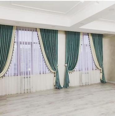 Шторы и занавески: Комплект штор, Жаккард, С тюлем в комплекте, Изготовление на заказ, Новый, Для зала — 21