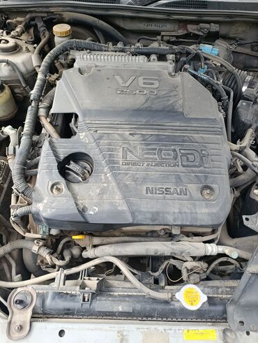 разборка дизельного двигателя: Nissan Cefiro A33 VQ25DD Ниссан Цефиро А33 2.5 обьем продается
