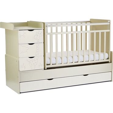 детские кроватки 3 в 1: Кровать-трансформер, Для девочки, Для мальчика, Б/у