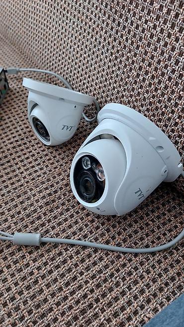 4k kamera: TVT firmasının iki ədəd, günbəz formalı təhlükəsizlik kamerası — 2