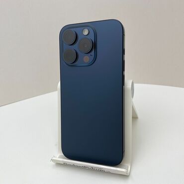 Apple iPhone: IPhone 15 Pro, 256 GB, Blue Titanium, Simsiz şarj, Face ID