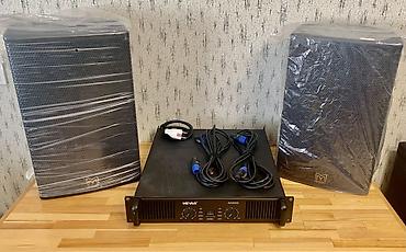 usilitel kalonka satilir: Martin Audio BlacklineX akustik sistemi + güc gücləndiricisi komplekti — 5