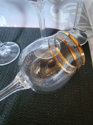 Čaše: Case kristal za vino Bohemija,rucni rad 60te.god. Case kristal,rucna na lalafo.rs — 13 Čaše: Case kristal za vino Bohemija,rucni rad 60te.god. Case kristal,rucna — 13