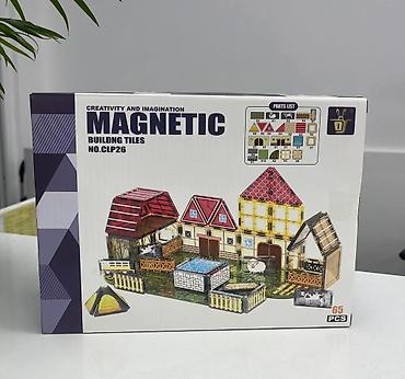 Magnetne građevinske pločice – set od 65 delova (NO.CLP26) -