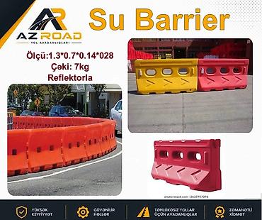 Kitablar və jurnallar: Su Barrier Ölçü-1.3x0.7x0.14x0.28m Çəki-7 kg Reflektorla Ətraflı — 1