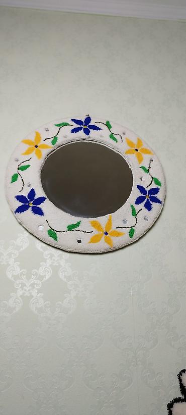 deco mesh: Круглое настенное зеркало с декоративной рамой ручной работы. отличный — 4