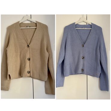 Women's Sweaters, Cardigans: S (EU 36), Wool, Buckle, Single-colored