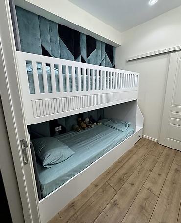 bunk bed: Детская модульная мебель: двухъярусная кровать со ступенями‑ящиками и — 2
