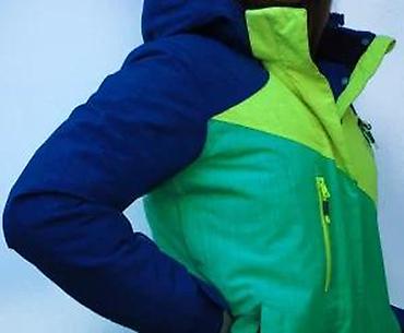 Ski jakne: Zimska/ski jakna – žensko - Trobojni dizajn: tamnoplava, limeta i — 14