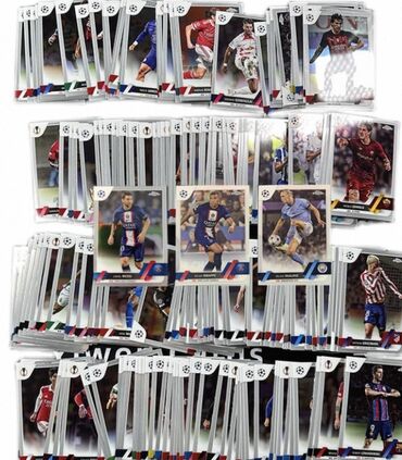 Topps chrome 2023 əsas seriya 100+ kart hami fərqli original